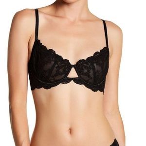 NWT Free People Daydreamer Underwire Bra in Black